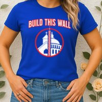 Build This Wall Separation Of Church And State Womens T-Shirt