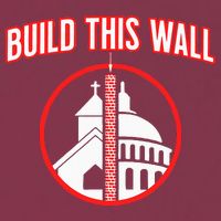 Build This Wall Separation Of Church And State 16oz Travel Tumbler