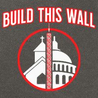 Build This Wall Separation Of Church And State Cotton Canvas Backpack