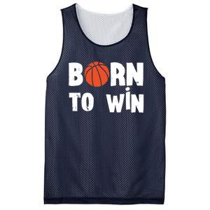 Born To Win Basketball Bball Baller Playing Basketball Mesh Reversible Basketball Jersey Tank