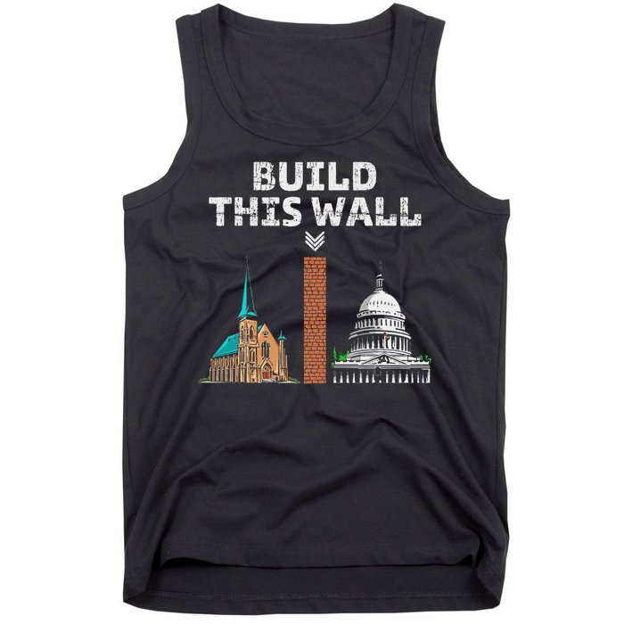 Build This Wall Separate Church And State Tank Top