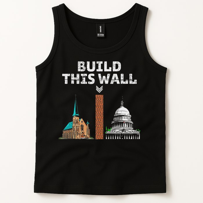 Build This Wall Separate Church And State Tank Top