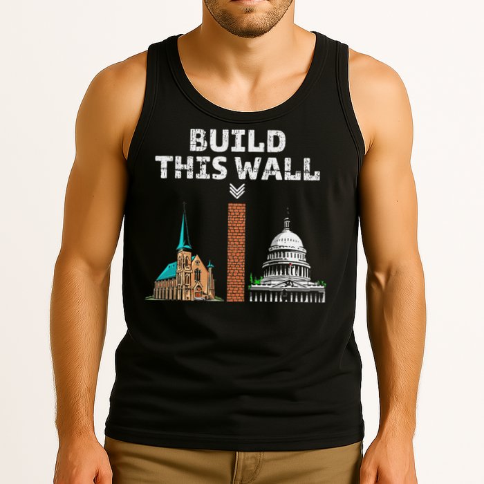 Build This Wall Separate Church And State Tank Top