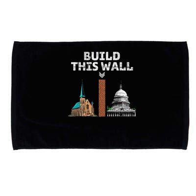 Build This Wall Separate Church And State Microfiber Hand Towel