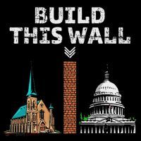 Build This Wall Separate Church And State Short Acrylic Beanie