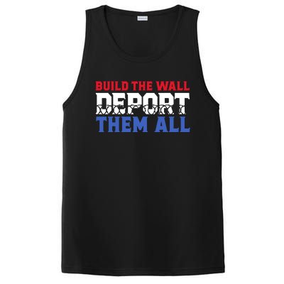 Build The Wall Deport Them All PosiCharge Competitor Tank