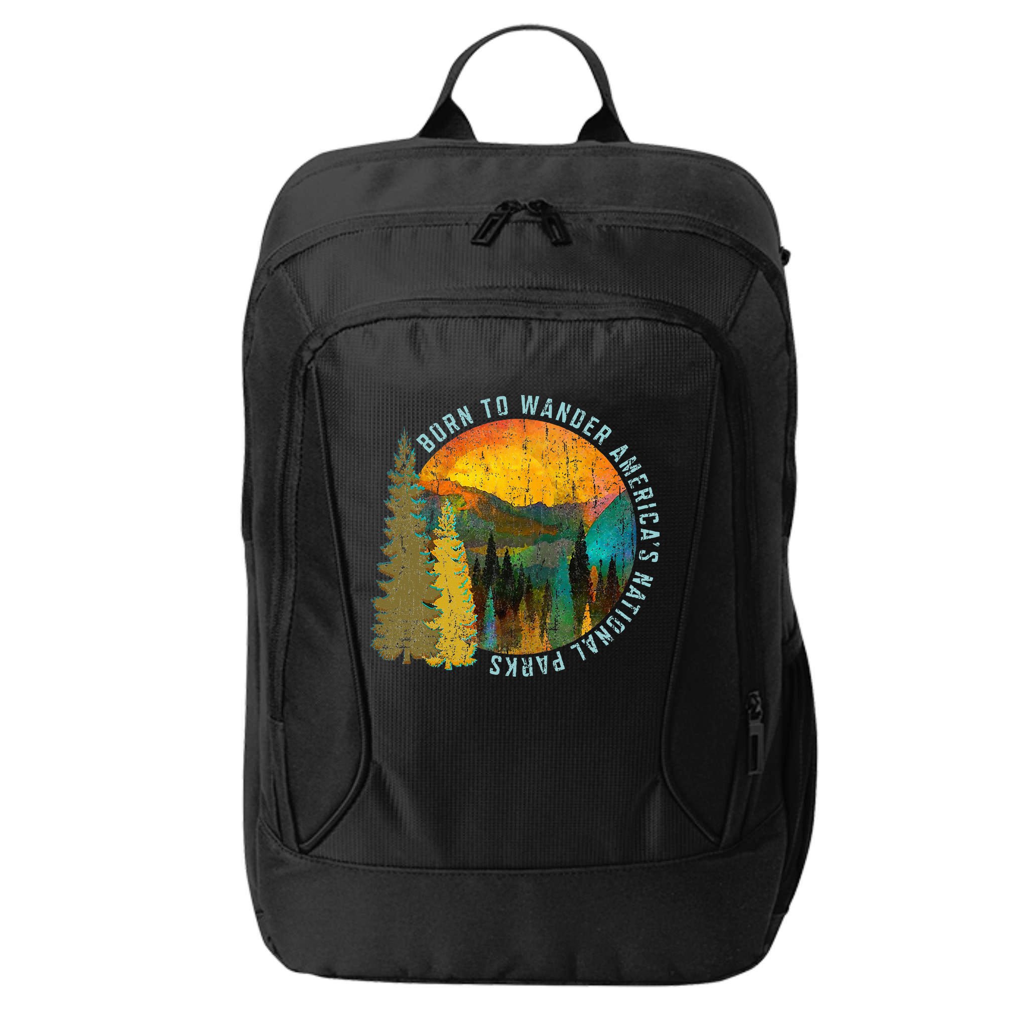 Born To Wander Americas National Parks City Backpack