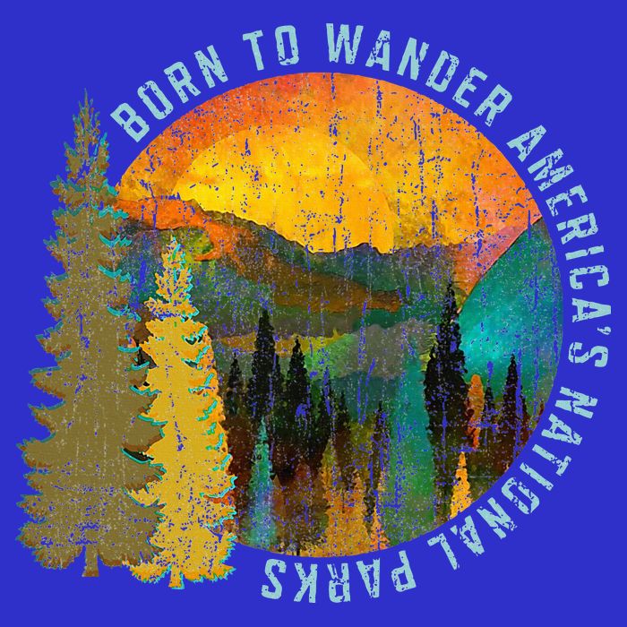 Born To Wander Americas National Parks Bag