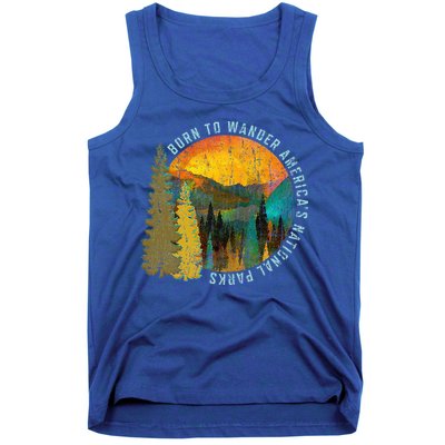 Born To Wander Americas National Parks Tank Top