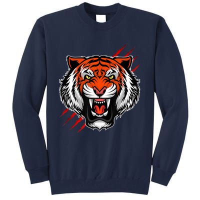 Bengal Tiger Wildlife Big Cat Tall Sweatshirt