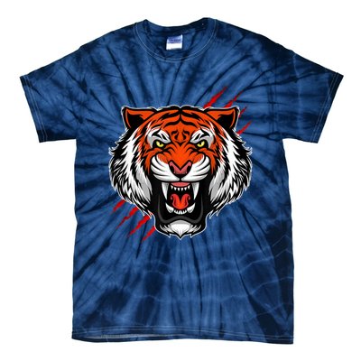 Bengal Tiger Wildlife Big Cat Tie-Dye T-Shirt