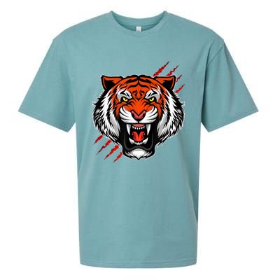 Bengal Tiger Wildlife Big Cat Sueded Cloud Jersey T-Shirt