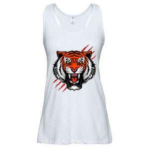 Bengal Tiger Wildlife Big Cat Ladies Essential Flowy Tank