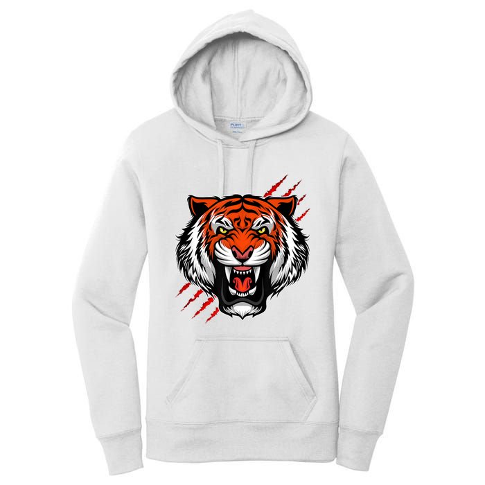 Bengal Tiger Wildlife Big Cat Women's Pullover Hoodie