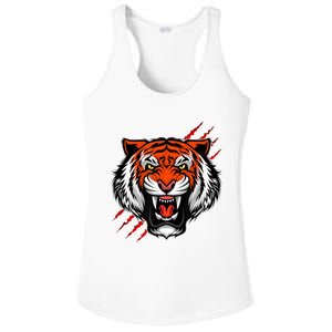 Bengal Tiger Wildlife Big Cat Ladies PosiCharge Competitor Racerback Tank