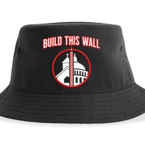 Build This Wall Separation Of Church And State Sustainable Bucket Hat