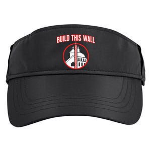 Build This Wall Separation Of Church And State Adult Drive Performance Visor