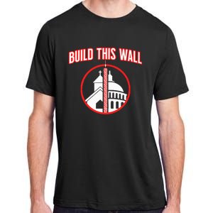 Build This Wall Separation Of Church And State Adult ChromaSoft Performance T-Shirt