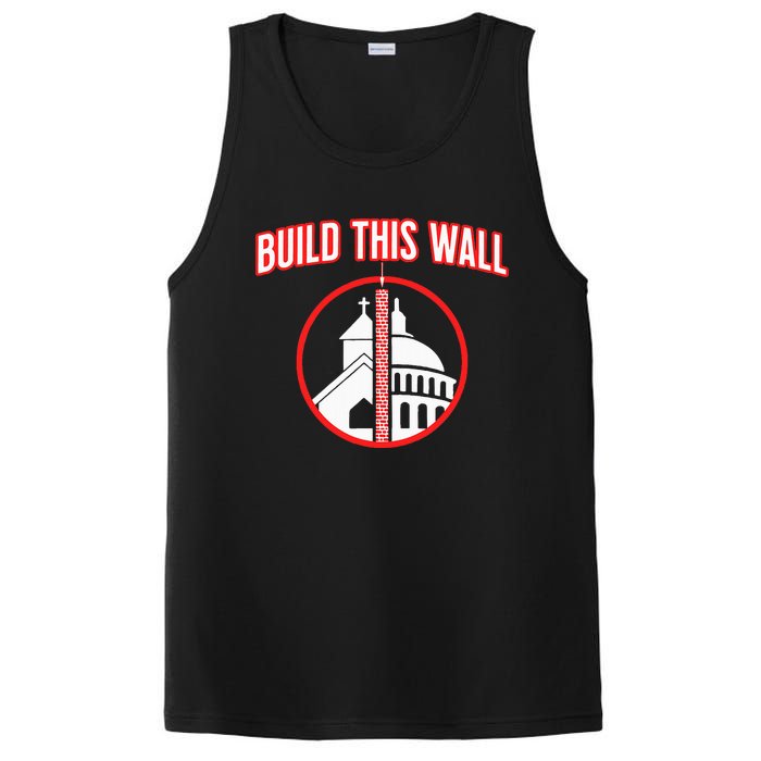 Build This Wall Separation Of Church And State PosiCharge Competitor Tank