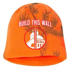 Build This Wall Separation Of Church And State Kati - Camo Knit Beanie