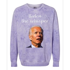 Biden The Whisper Funny Anti Joe Biden Colorblast Crewneck Sweatshirt