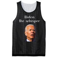 Biden The Whisper Funny Anti Joe Biden Mesh Reversible Basketball Jersey Tank