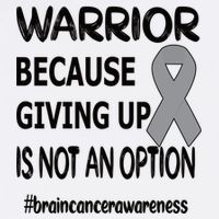 Brain Tumor Warrior Brain Cancer Awareness Ribbon Gift Mug
