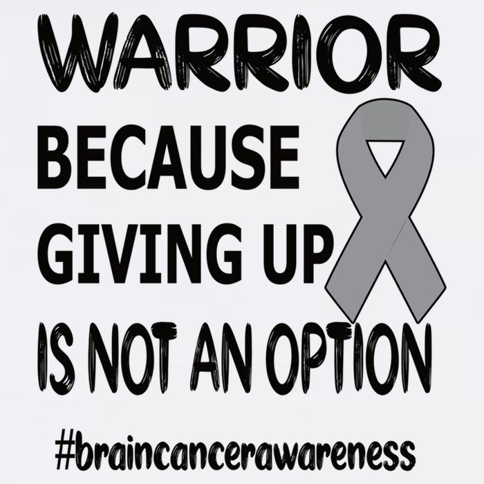 Brain Tumor Warrior Brain Cancer Awareness Ribbon Gift Mug