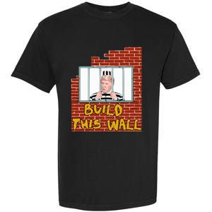 Build This Wall Lock Him Up Anti Trump Impeachment 45 Garment-Dyed Heavyweight T-Shirt