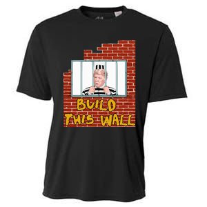 Build This Wall Lock Him Up Anti Trump Impeachment 45 Cooling Performance Crew T-Shirt