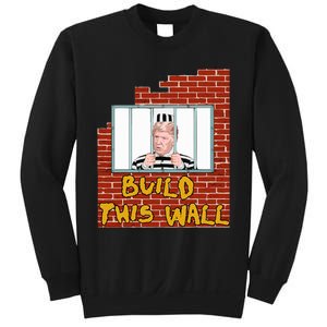 Build This Wall Lock Him Up Anti Trump Impeachment 45 Sweatshirt