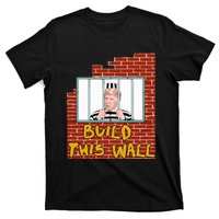 Build This Wall Lock Him Up Anti Trump Impeachment 45 T-Shirt