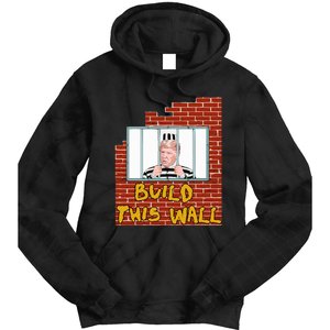 Build This Wall Lock Him Up Anti Trump Impeachment 45 Tie Dye Hoodie