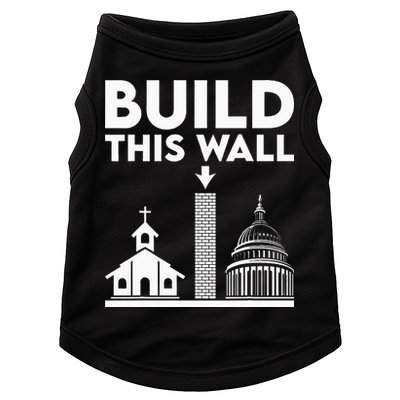 Build This Wall Separation Of Church And State Doggie Tank