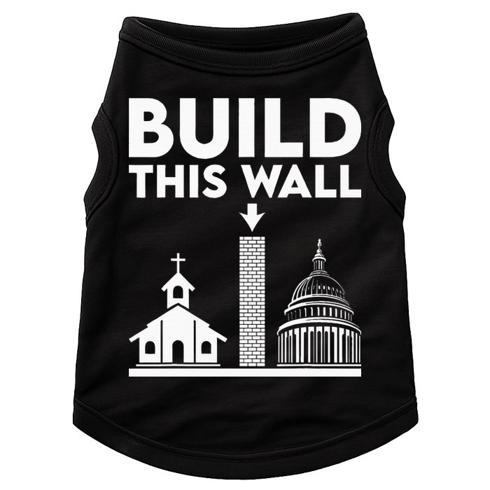 Build This Wall Separation Of Church And State Doggie Tank