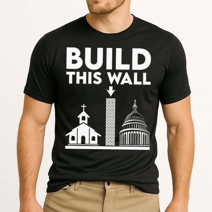 Build This Wall Separation Of Church And State Performance Shirt