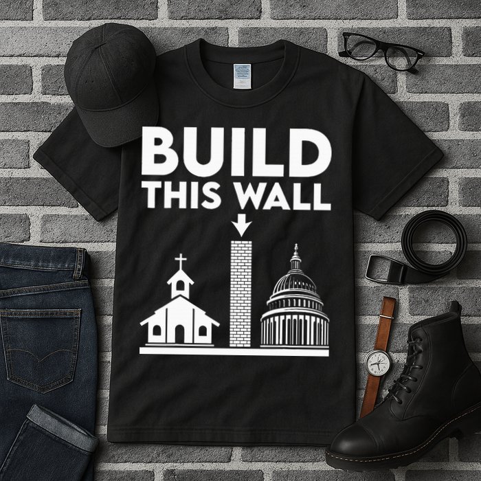 Build This Wall Separation Of Church And State Tall T-Shirt