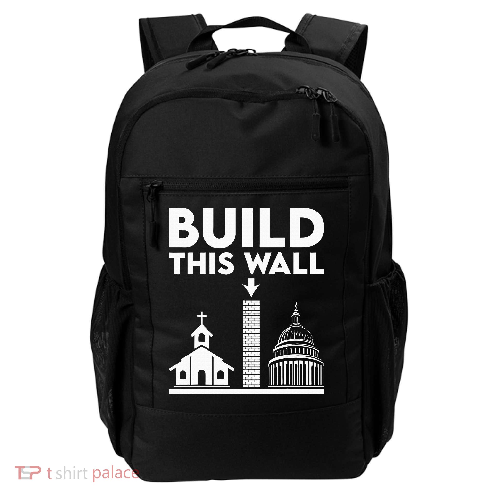 Build This Wall Separation Of Church And State Backpack
