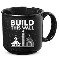 Build This Wall Separation Of Church And State 15oz Campfire Ceramic Mug