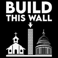 Build This Wall Separation Of Church And State 16 in Basic Backpack