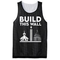 Build This Wall Separation Of Church And State Mesh Reversible Basketball Jersey Tank