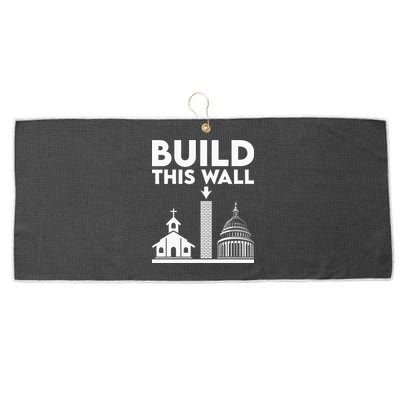 Build This Wall Separation Of Church And State Large Microfiber Waffle Golf Towel