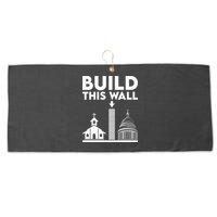 Build This Wall Separation Of Church And State Large Microfiber Waffle Golf Towel