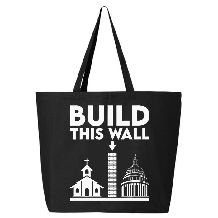 Build This Wall Separation Of Church And State 25L Jumbo Tote