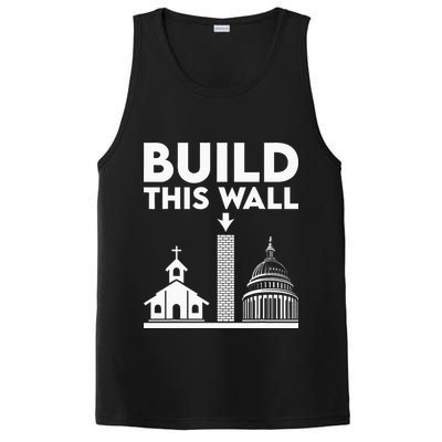 Build This Wall Separation Of Church And State PosiCharge Competitor Tank