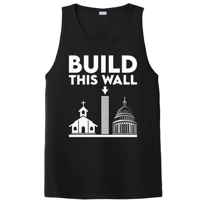 Build This Wall Separation Of Church And State PosiCharge Competitor Tank