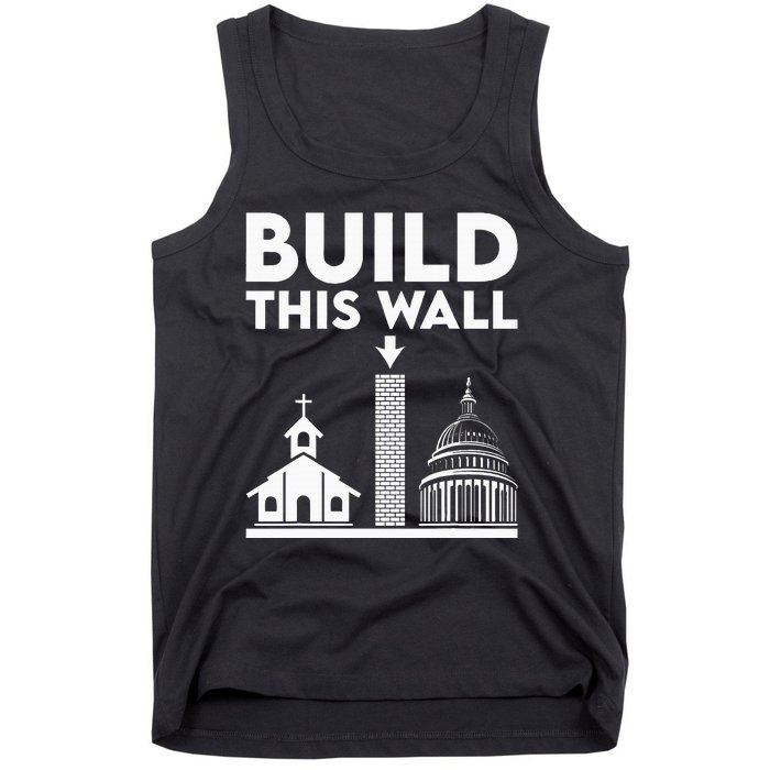 Build This Wall Separation Of Church And State Tank Top