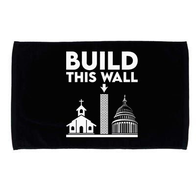 Build This Wall Separation Of Church And State Microfiber Hand Towel