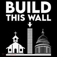 Build This Wall Separation Of Church And State Zip Tote Bag