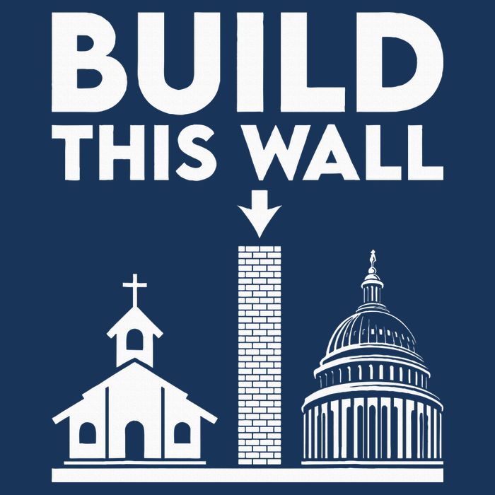 Build This Wall Separation Of Church And State Infant Baby Jersey Bodysuit